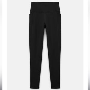 High-Waisted Black Leggings